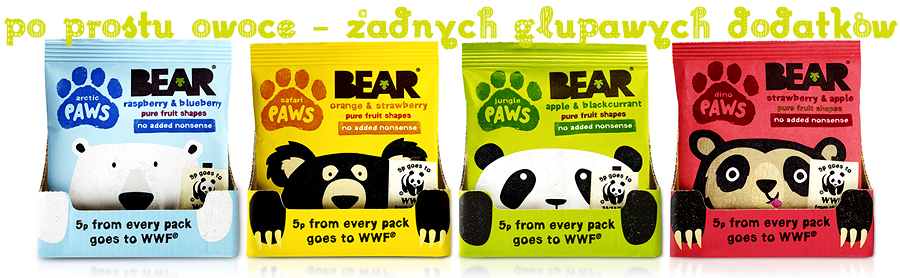 Bear owocowe przekąski dla dzieci - banner