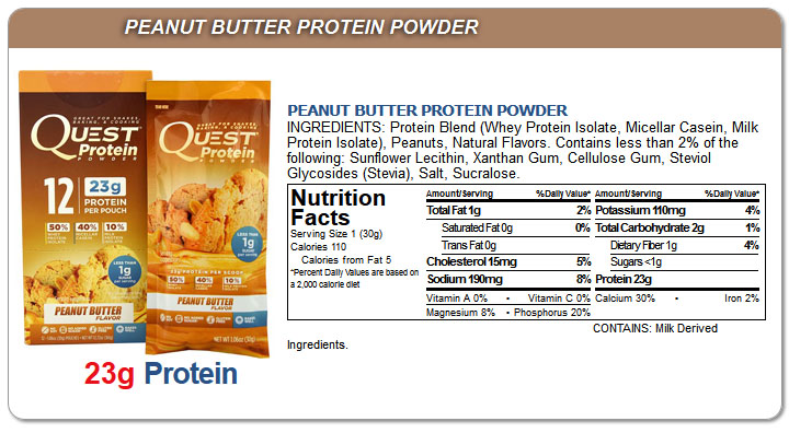 Odżywka białkowa Quest o smaku masła orzechowego