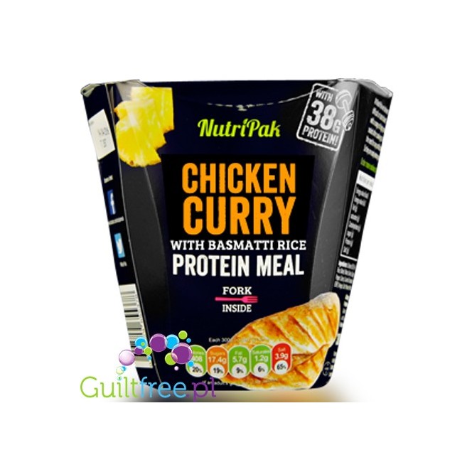 Nutripak Chicken curry with basmati rice protein meal