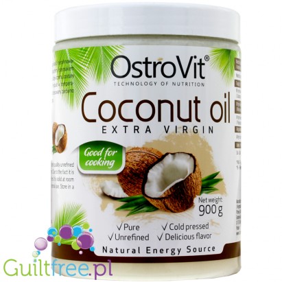 OstroVit Coconut Oil Extra Virgin - olej kokosowy 0,9kg