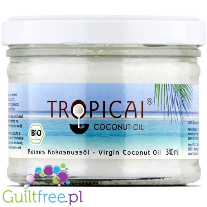 Tropicai - Organiczny olej kokosowy extra virgin, 340ml
