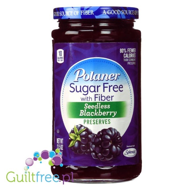 Polaner Sugar Free with Fiber Seedlings Blackberry Preserves
