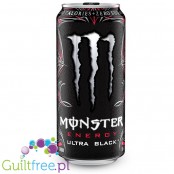 Monster Energy Ultra Black Cherry - ver USA - Napój Energetyczny bez cukru 0kcal
