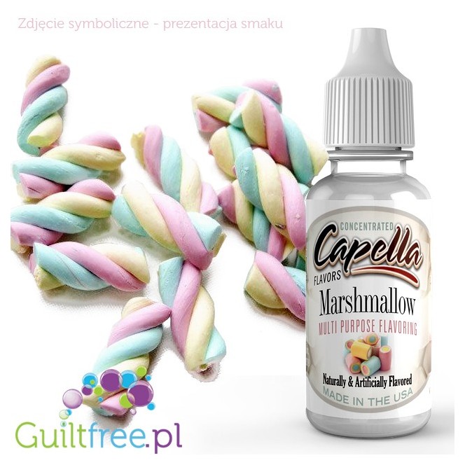 Capella Flavors Marshmallow Flavor Concentrate - Concentrated sugar-free and fat-free food flavors: sugar marshmallow