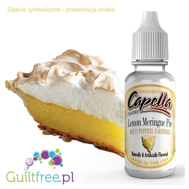 Capella Lemon Meringue Pie - skoncentrowany aromat spożywczy bez cukru i bez tłuszczu