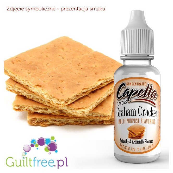 Capella Graham Cracker - Herbatniki Zbożowe - aromat spożywczy bez cukru i bez tłuszczu