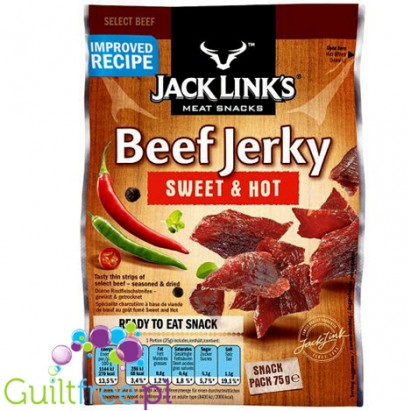 Jack Links Beef Jerky - słodko-pikantna suszona wołowina