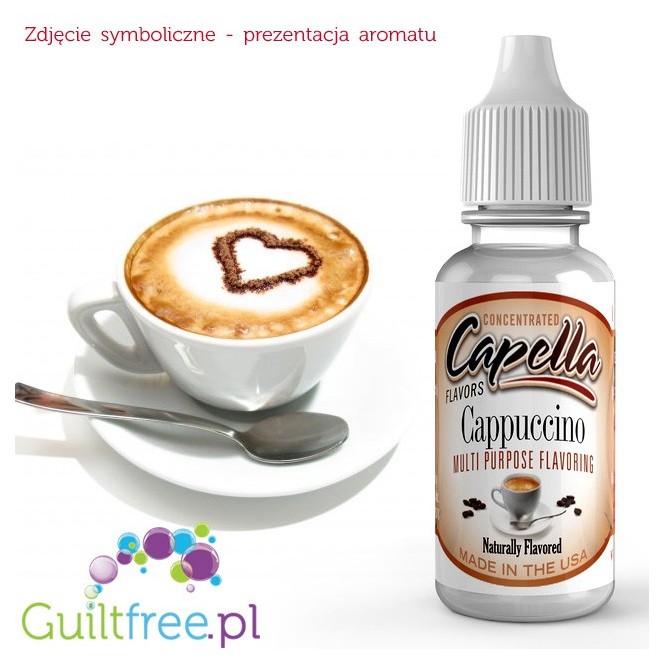 Capella Cappuccino - skoncentrowany aromat spożywczy bez cukru i bez tłuszczu