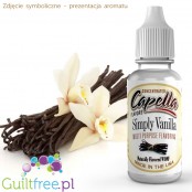 Capella Simply Vanilla - skoncentrowany aromat waniliowy bez cukru i bez tłuszczu