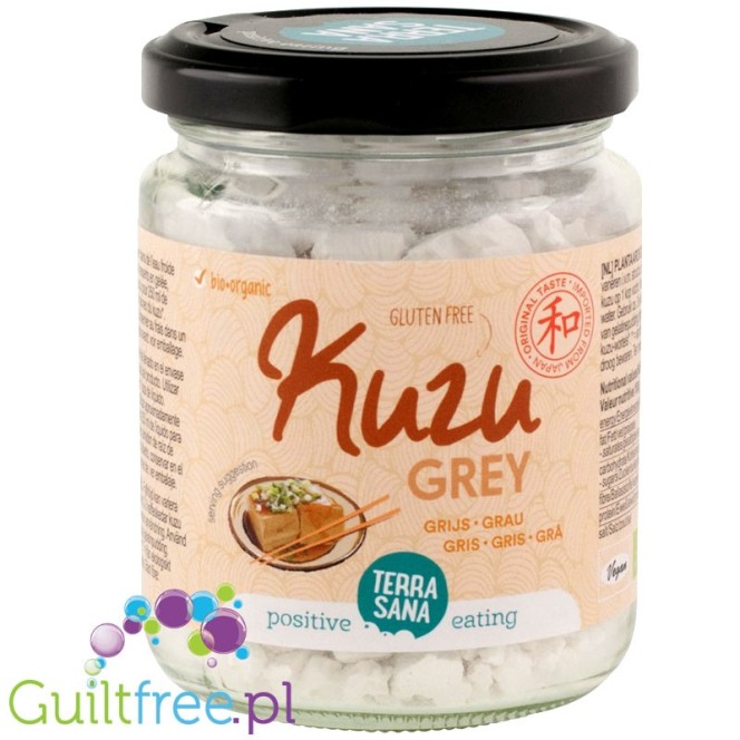 TerraSana gray kuzu - gluten-free rooted kuzu starch from certified organic crops