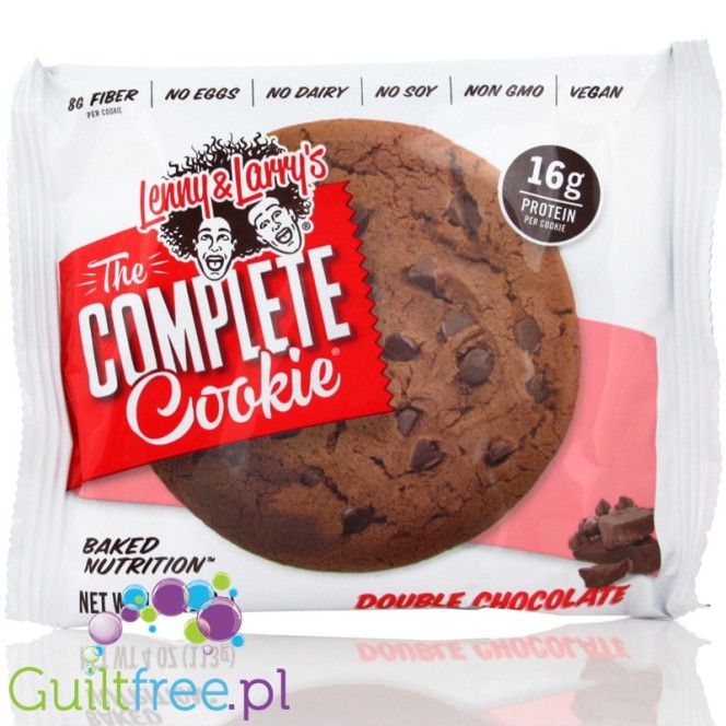 Lenny & Larry Complete Cookie, Double Chocolate Highprotein All Natural Vegan Cookie