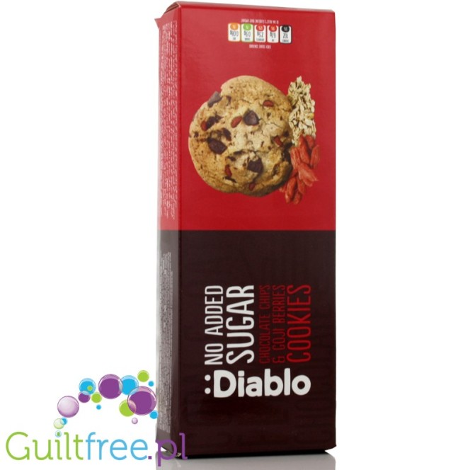 Diablo Cookies with corn & oat flakes with gooseberry