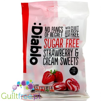 Diablo Sugar Free Strawberry and Cream Sweets