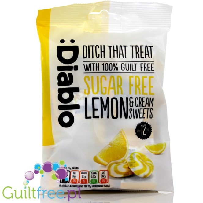 Diablo Sugar Free Lemon and Cream Sweets
