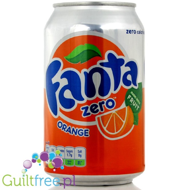 Fanta Orange Zero Sugar 330ml w puszce