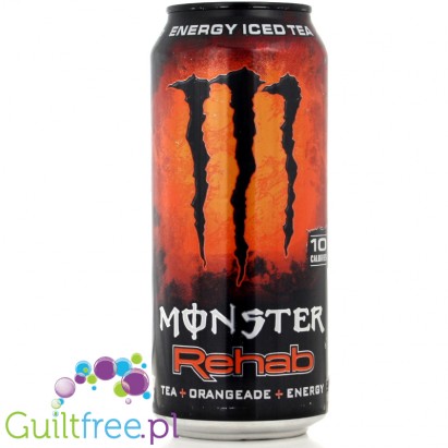 Monster Rehab Tea + Orengeade + Energy