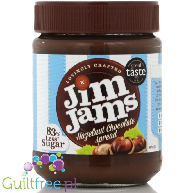 Jim Jams krem czekoladowo-orzechowy 83% mniej cukru