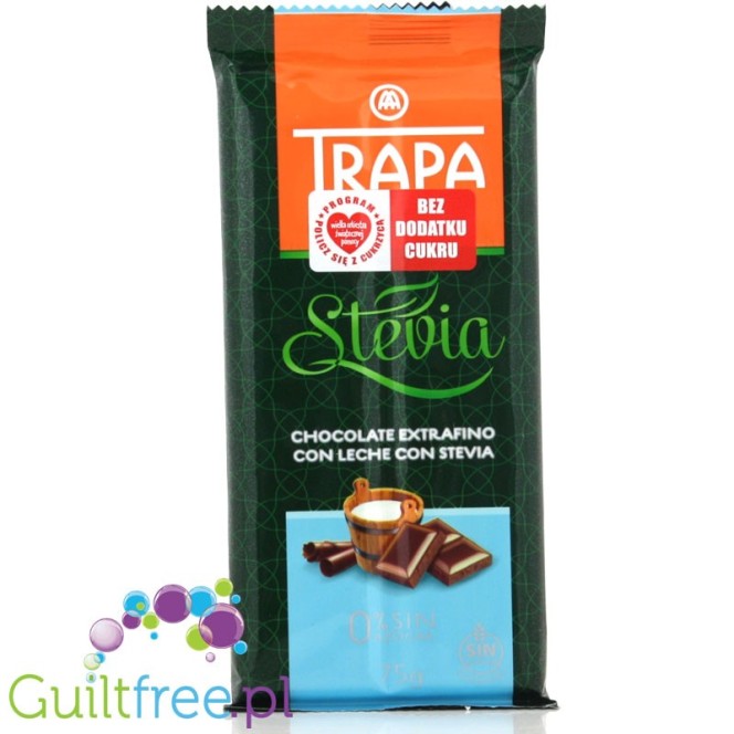 Trapa - Milk chocolate without sugar