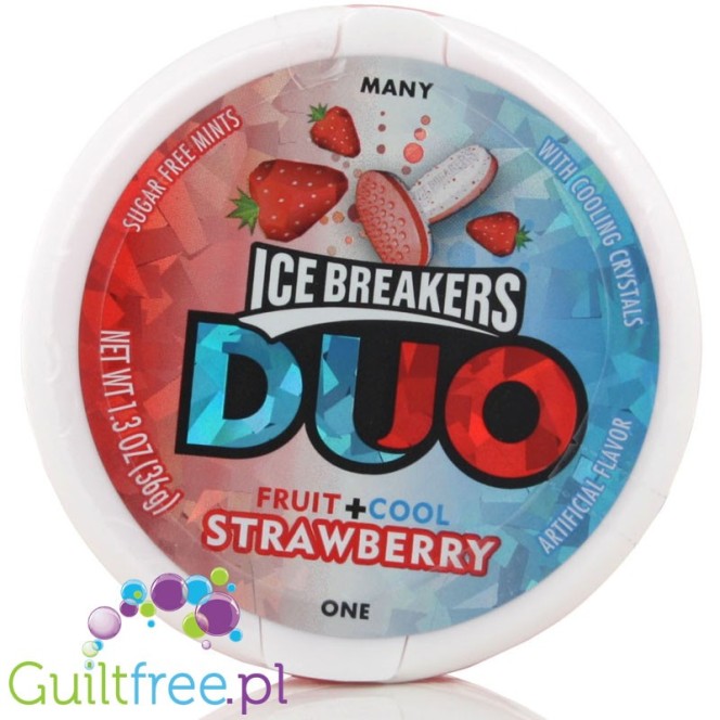 Ice Breakers Duo Truskawka pastylki bez cukru