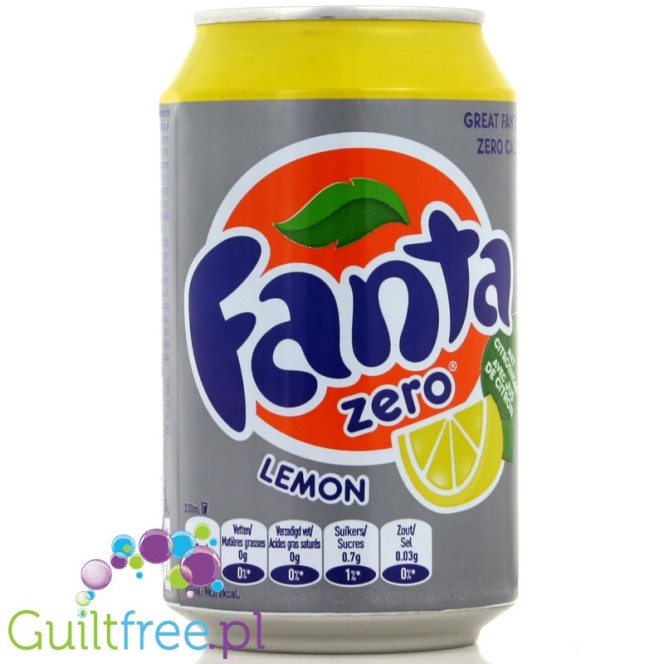Fanta Lemon Zero bez cukru