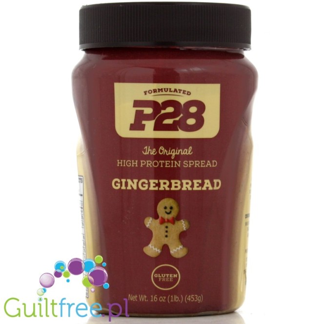 P28 Gingerbread Masło Orzechowe z ksylitolem 33g białka