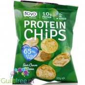 Novo Foods Chipsy Proteinowe Śmietanka & Cebulka