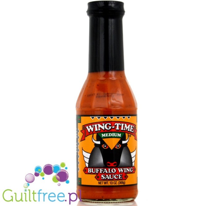 Wing Time, Buffalo Wing Medium, hot sauce bez cukru