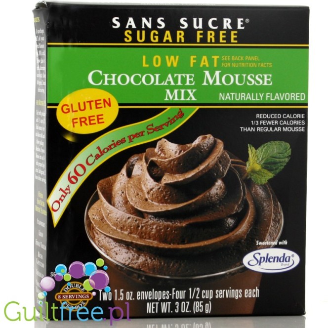 Sans Sucre - Mus czekoladowy bez cukru 60kcal