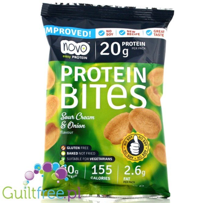 Protein Bites - Chipsy Proteinowe 20g białka Cebulka & Śmietanka