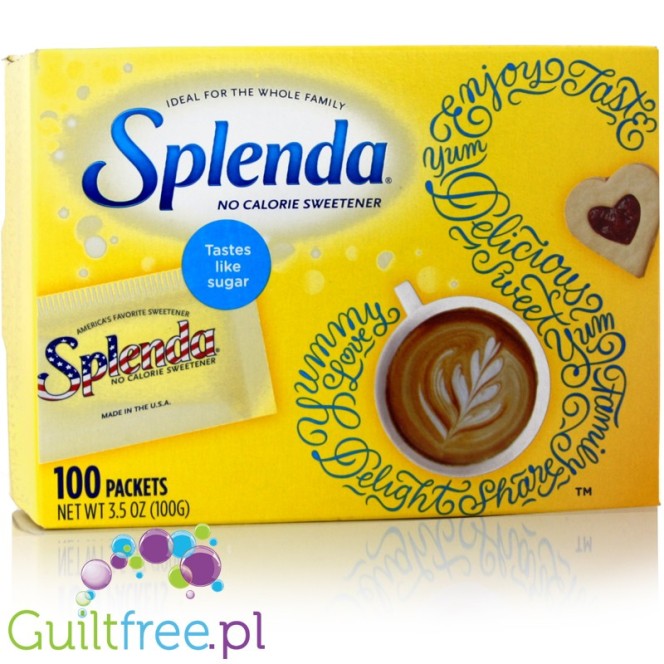 Splenda sweetener in sucralose sachets