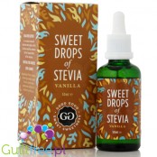 Good Good Sweet Drops of Stevia Vanilla, naturalny aromat ze stewią, Wanilia