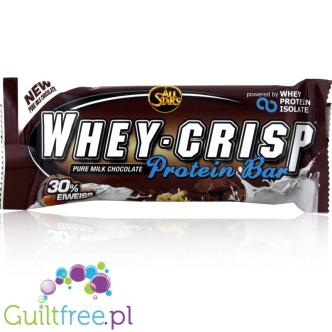 Whey Crisp Milk Chocolate chrupiący baton proteinowy 15g białka