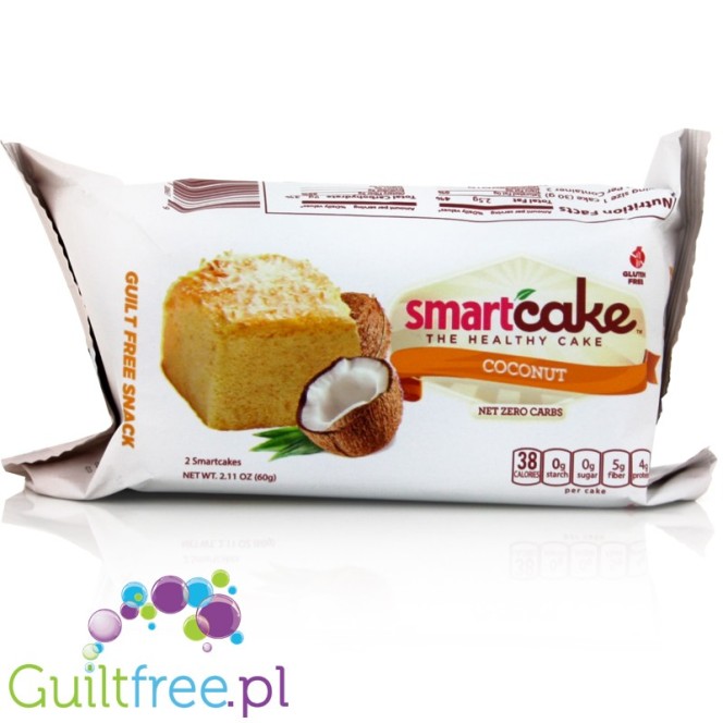 Smart Cake Coconut - kokosowe ciastka 38kcal, bez węglowodanów