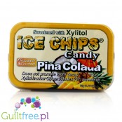 Ice Chips Xylitol Pina Colada, cukierki z ksylitolem, bez cukru