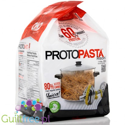 Protopasta preparazione alimentare ad Elevato contenuto proteico - pasta shaped high protein rice