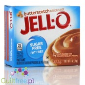 Jell-O Butterscotch low fat sugar free pudding, Butterscotch flavor