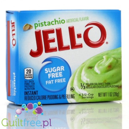 Sugar Free - Fat Free Pistachios Instant Reduced Piece Pudding Artificial Flavor