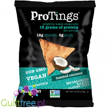 ProTings Toasted Coconut Crisps with Protein