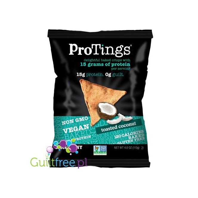 ProTings Toasted Coconut Crisps with Protein