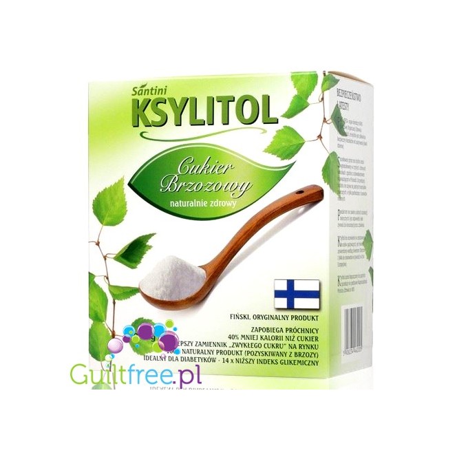 Santini lollipop sweetened with strawberry-flavored xylitol