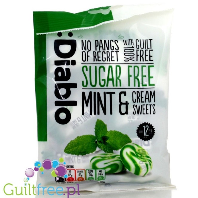Diablo Sugar Free Mint and Cream Sweets