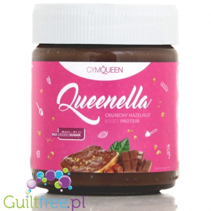 GymQueen Queenella Crunchy Hazelnut Protein Kisses Protein Spread