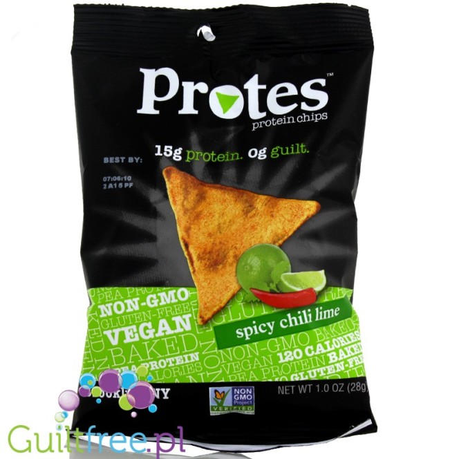 ProTings Spicy Chilli Lime crisps with protein