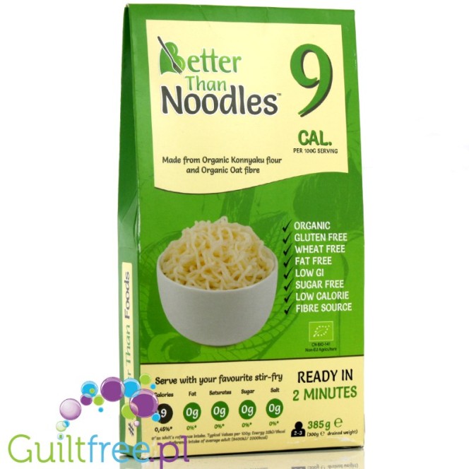 Bettern than Noodles organic konnyaku & organic oat fiber