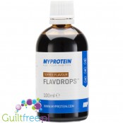 MyProtein Flavdrops liquid toffee flavors with sweeteners - liquid flavor of food toffee with sweetener