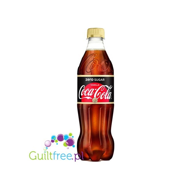 Coca-Cola Zero Vanilla 500ml, waniliowa Cola zero kalorii