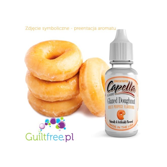 Capella Glazed Dougnut - skoncentrowany aromat spożywczy bez cukru i bez tłuszczu