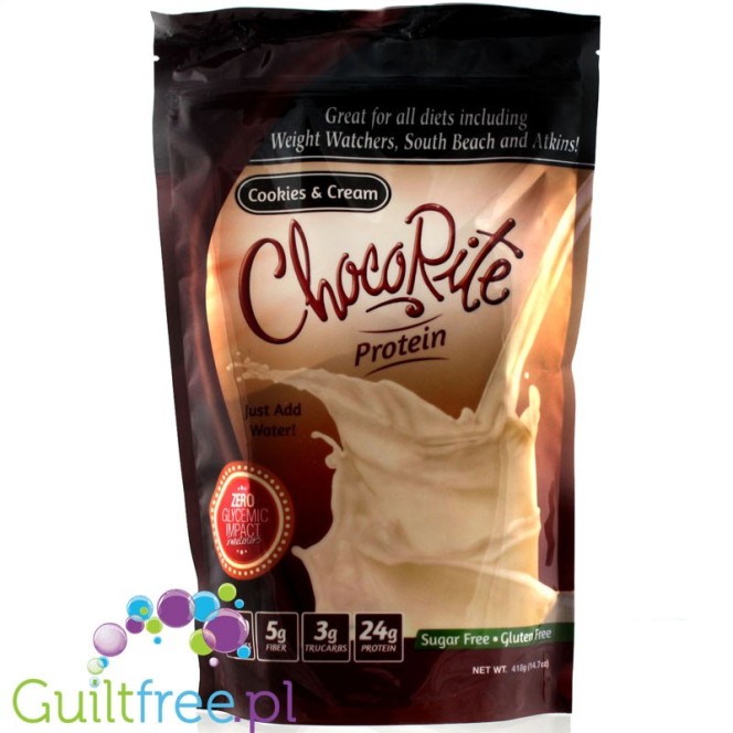 Healthsmart Chocolite Cookies & Cream - Shake proteinowy 0,41kg bez cukru