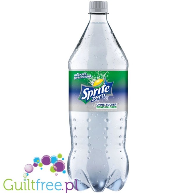 Sprite Zero - carbonated low-calorie refreshing drink with a natural lemon and lime flavor, contains sweeteners