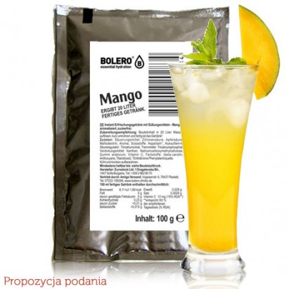 Bolero Drink Instant Fruit Flavored Drink with sweeteners Mango